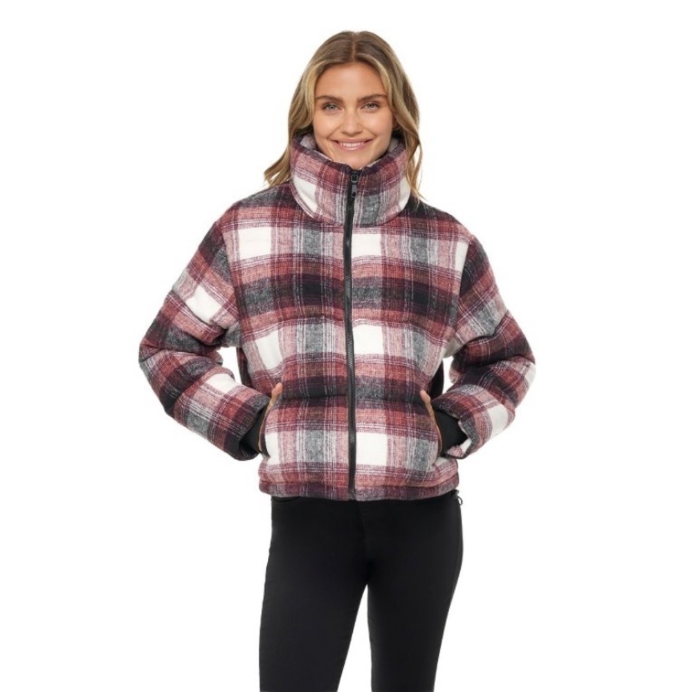 Women's Faux Wool Puffer Jacket - S.E. B.
By SEBBY White-Wn X-Large